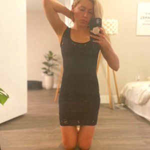 Navy/Black Zimmermann Mini Dress - size 0